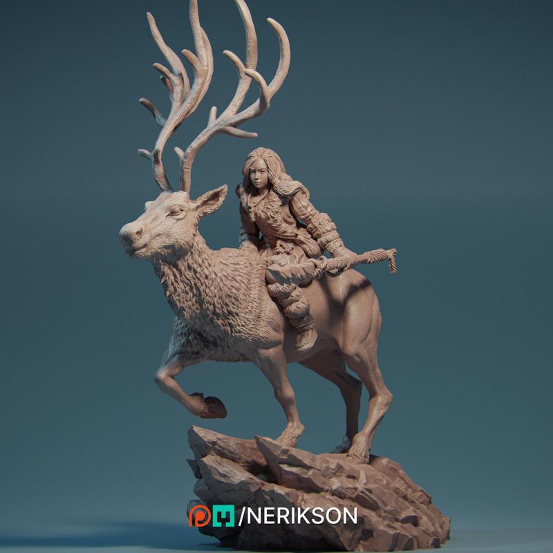 Gerda the Snow Huntress [presupported]