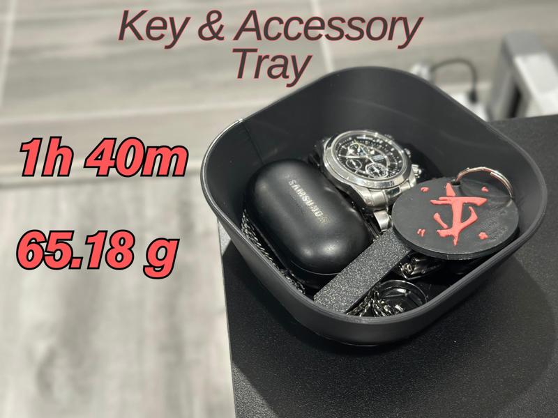 Simple Patterned Key & Accessory Tray