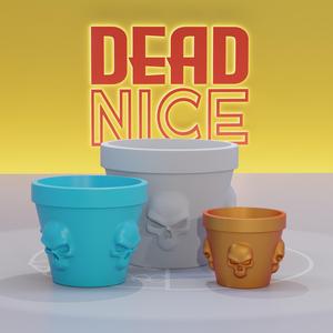 DEADNICE – Skull Planter drainage.stl