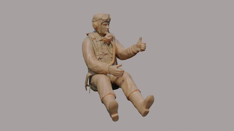 US WWII Fighter Pilot