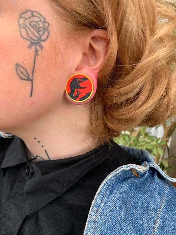 Ear Gauge – Jurassic Park – 6mm-26mm+