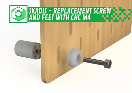SKADIS – Replacement Screw and Feet with CHC M4