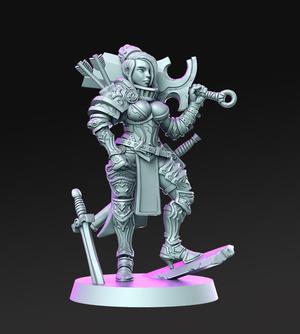 Rose – Female Soldier – 32mm – DnD –