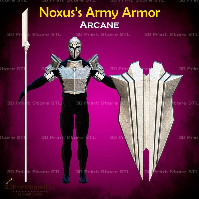 Noxus Army Armor Cosplay Arcane – STL File