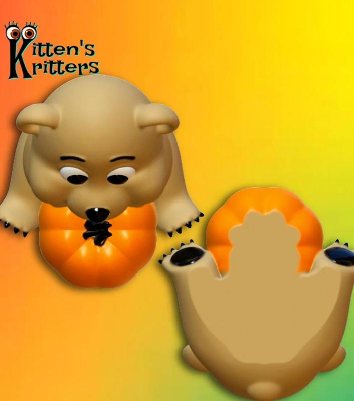 baby pumpkin bear home decor