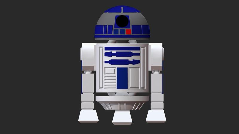 Star Wars R2-D2 Wiggle Bot – Articulated Print-in-Place STL