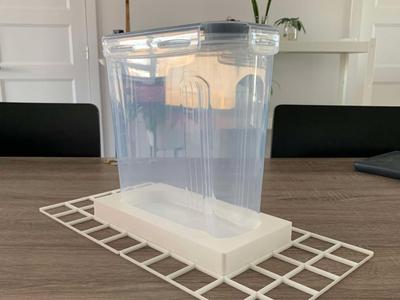 Gridfinity cereal storage container