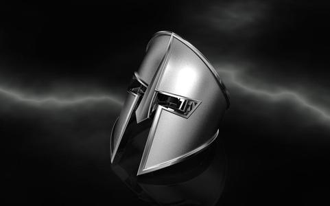 Spartan helmet Ring – Jewelry 3D – AN-516
