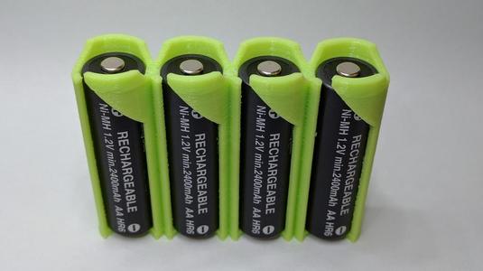 AA and AAA Battery Holders (2, 4, 8, 12, 16 packs)