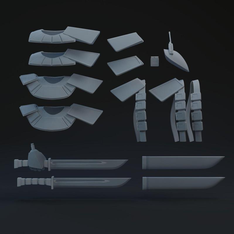 Clone Captain Grey One-Twelfth Scale Kit