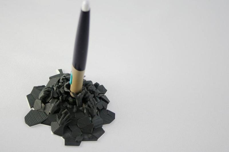 Pen holder from Hell