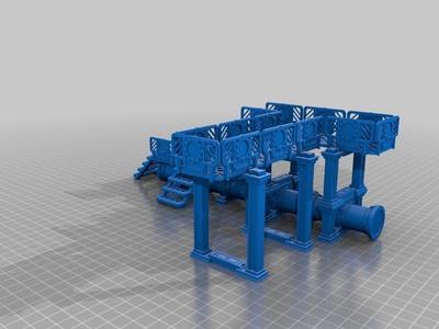 Modular Terrain set (pipes and walkways)