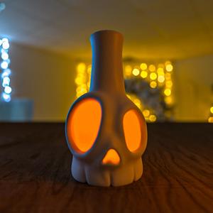 Skull Vase #Halloween