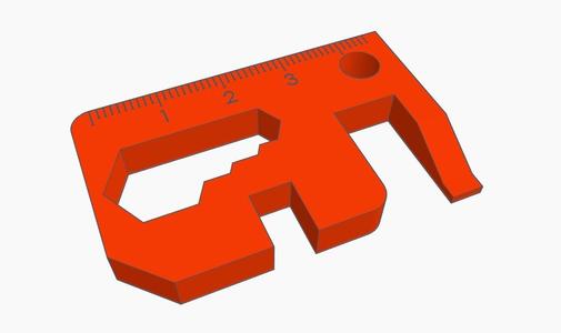 Multi Tool Keychain Card V2