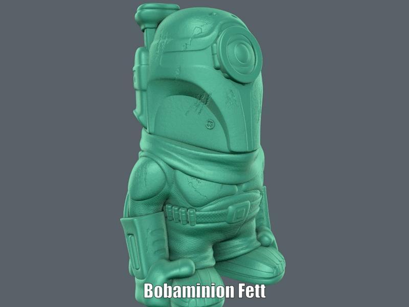 BobaMinion Fett (Easy print no support)