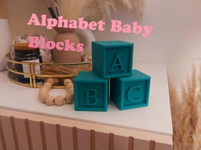 Alphabet Baby Blocks