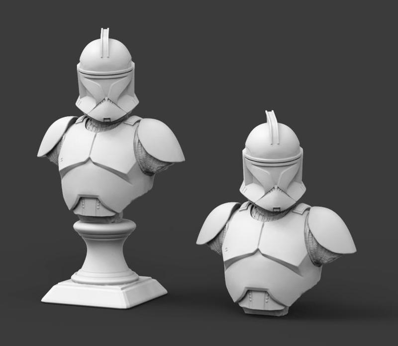 C Galaxy Trooper P1 Bust Fan Art