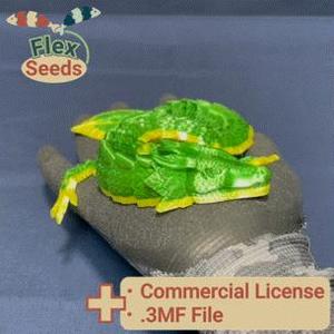 Flexi Leaf Dragon Mark-Ⅱ, Medium Size (Print-in-place)