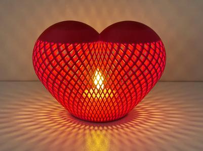 Meshed Heart (Tea Light)