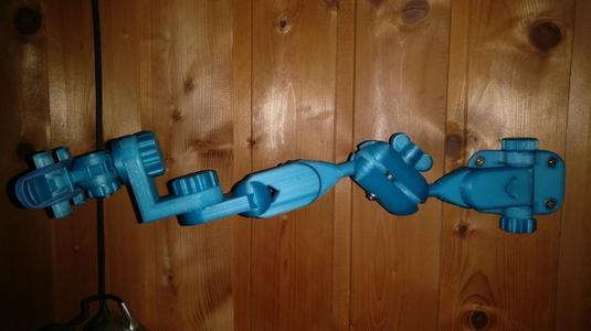 Articulating arm 90 degrees braket