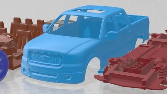 Ford F 150 Crew Cab 2004 Printable Car
