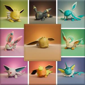Pokemon - Sleeping Eeveelutions