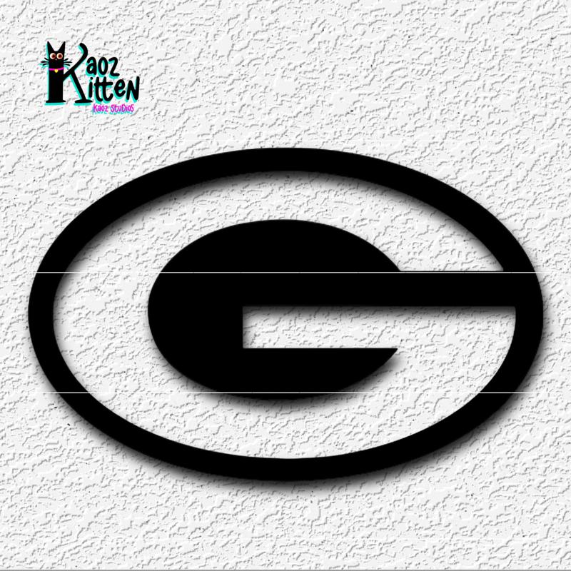 GreenBay Packers Logo wall art Football decor