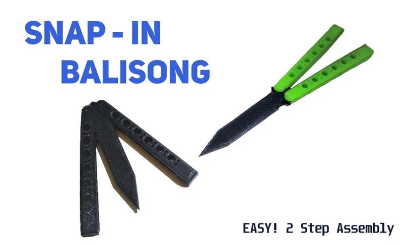 Snap in Balisong/Butterfly knife