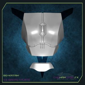 Bo Katan Mandalorian 3d Print Cosplay Breast Ab and Pelvic Armor