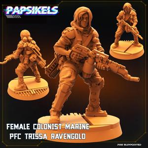 FEMALE COLONIST MARINE PFC TRISSA RAVENGOLD