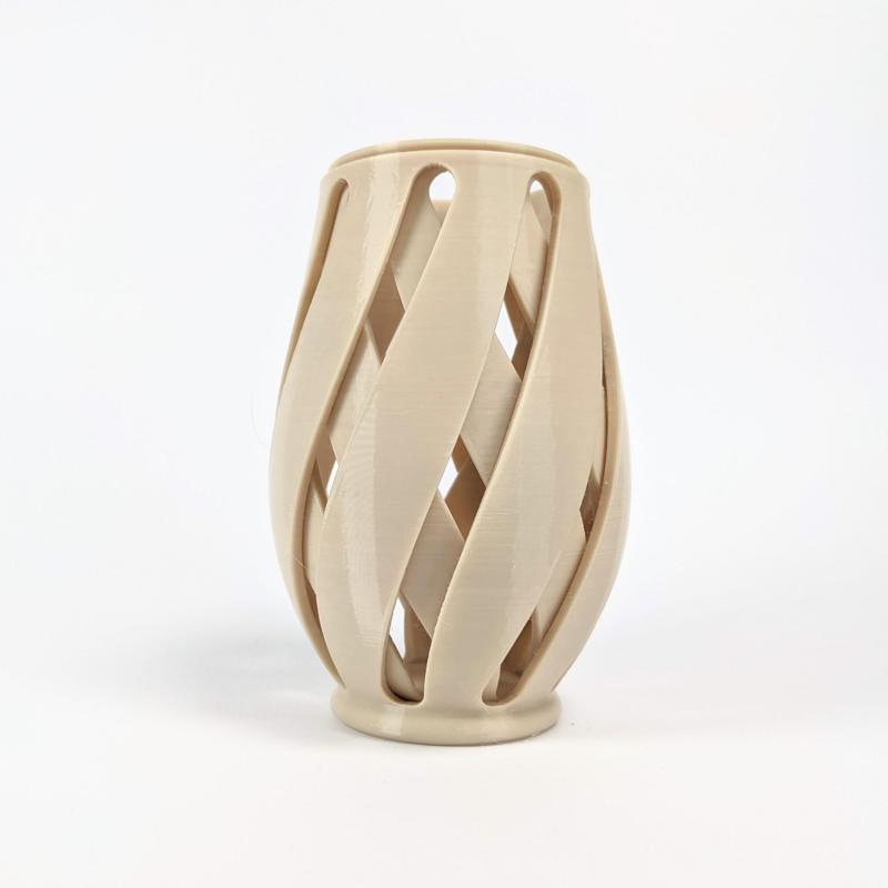 Wicker Concentric Vase