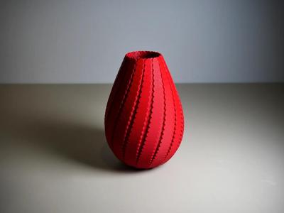 Twisted Cylinder Vase