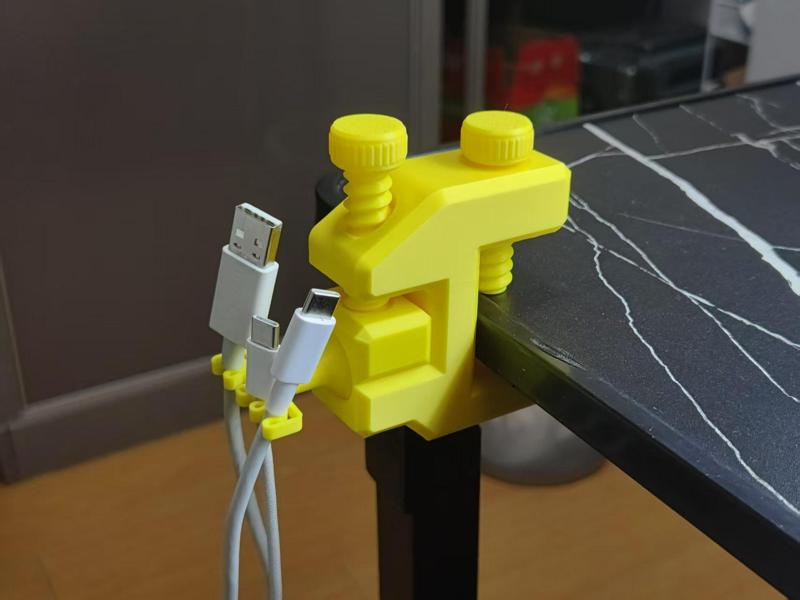 Desk Edge Cable Clip