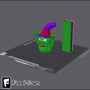 Flexi Print-in-Place Angry Cactus