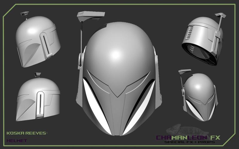 Koska Reeves The Mandalorian 3d printable cosplay helmet