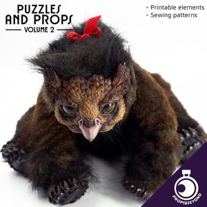 Owlbear Familiar – Printable Familiar and Sewing Patterns
