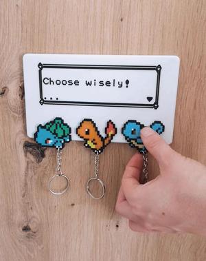 Pokemon Keychain customizable Choose wisely!