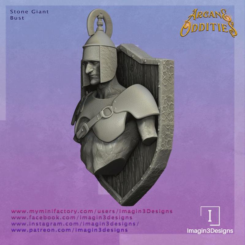 Stone Giant Bust