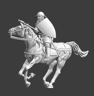 Medieval Sergeant charging – Lake Peipus 1242
