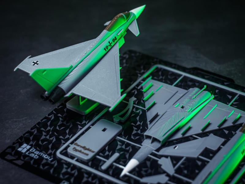 Eurofighter Typhoon Plane Kit Card