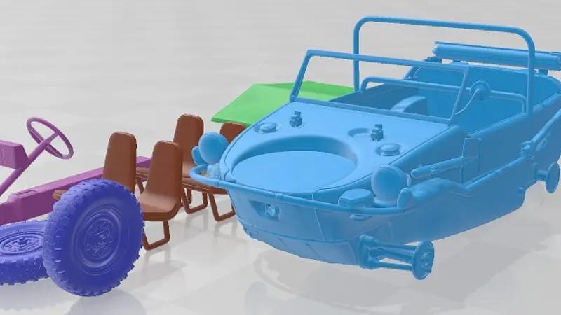 Volkswagen Schwimmwagen 1942 Printable Car