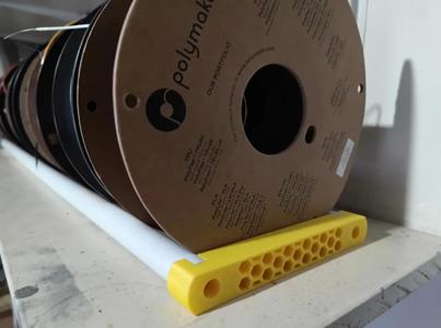 Simple Multi-Spool Rack for 1/2 Inch PVC   
