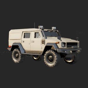 Rugged Off-Road 4x4 - 3D Printable Adventure Vehicle Model