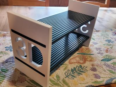 GeoRect Display Shelf – 3D Booth and Model Stand