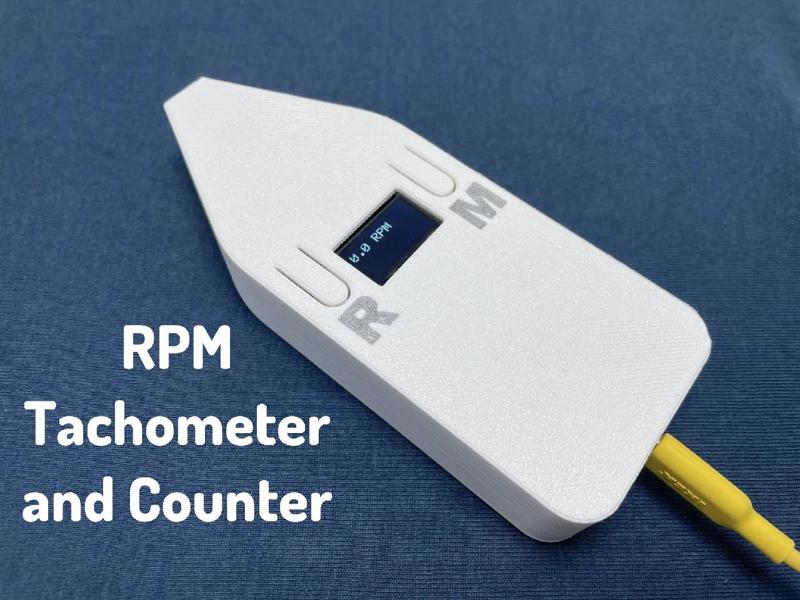 Object Counter & Tachometer with OLED Display – Arduino Project