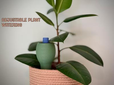 Adjustable plant watering