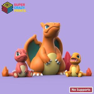 Chibi Charmander Evolution