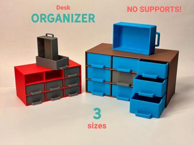 Workshop / Desk Organizer / Stackable / 3 Sizes V2