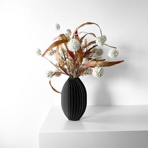 The Tivano Vase, Modern and Unique Home Decor for Dried and Preserved Flower Arrangement  | STL File