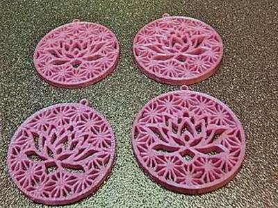 Lotus Flower Earrings